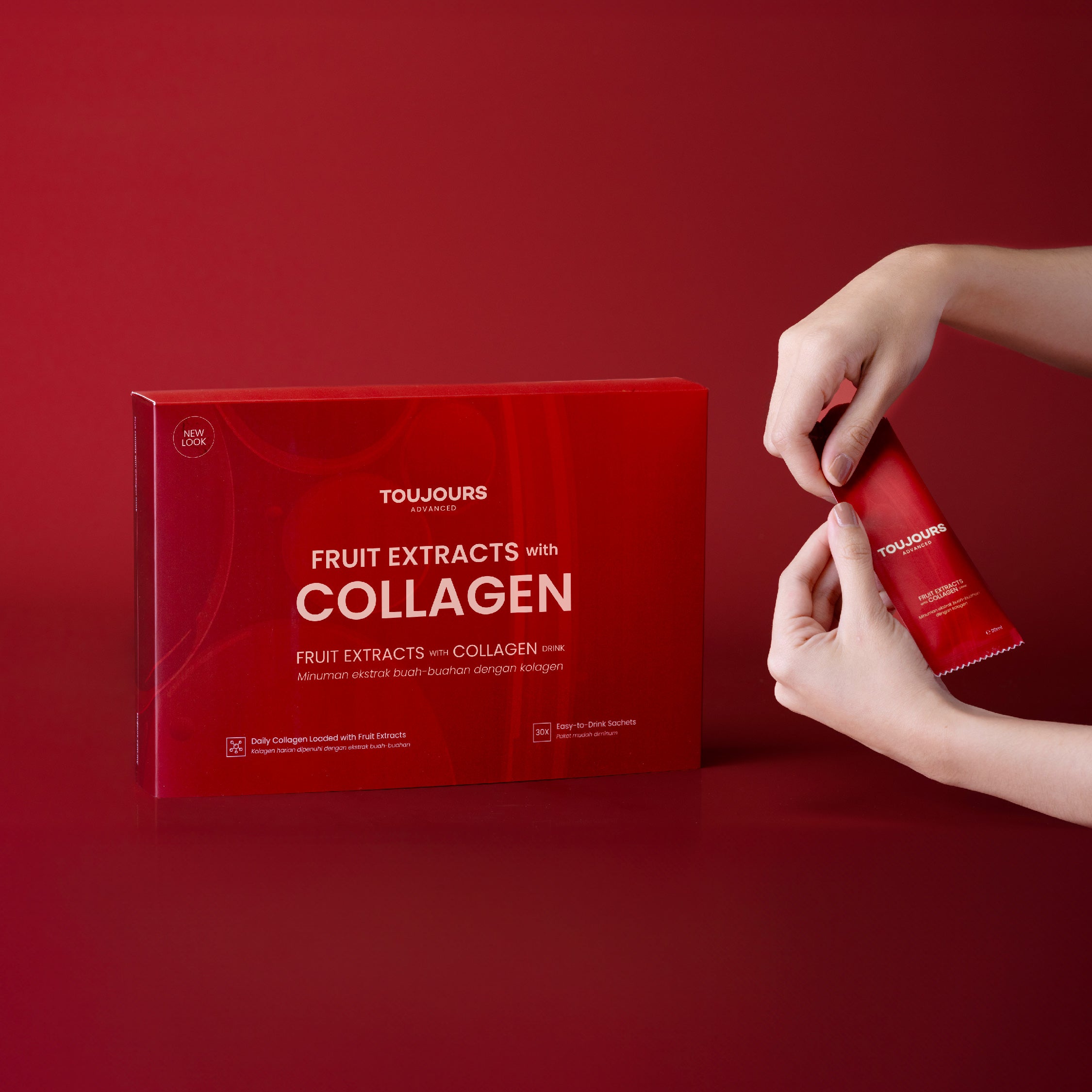 Toujours Advanced Fruit Extracts with Collagen Drink (30 Sachets)